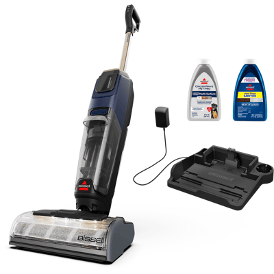 BISSELL CrossWave HydroScrub All-in-One Multi-Surface Cleaner Black/Midnight Blue/Gold Accents 4275F BISSELL CrossWave HydroScrub All-in-One Multi-Surface Cleaner Black/Midnight Blue/Gold Accents 4275F