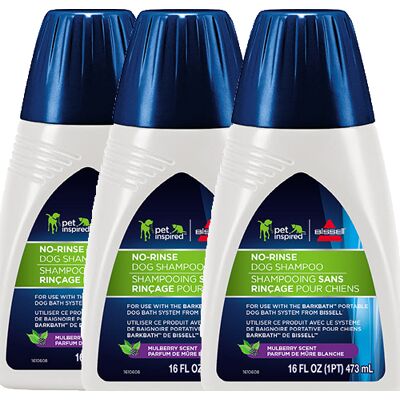 BISSELL Clean & Fresh No Rinse Dog Shampoo for BARKBATH (3 pack) 20579 BISSELL Clean & Fresh No Rinse Dog Shampoo for BARKBATH (3 pack) 20579