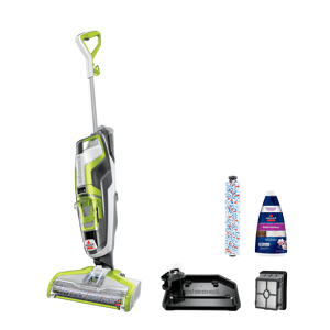 BISSELL CrossWave All-in-One Multi-Surface Wet Dry Vacuum   White/Titanium/Chacha Lime Accents   1785A