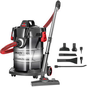 BISSELL MultiClean Wet and Dry Auto Bagless Vacuum Mambo Red 2035M BISSELL MultiClean Wet and Dry Auto Bagless Vacuum Mambo Red 2035M