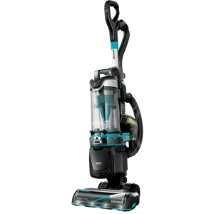 BISSELL MultiClean Allergen Pet Rewind Upright Bagless Vacuum   Black/Electric Blue Accents   3402