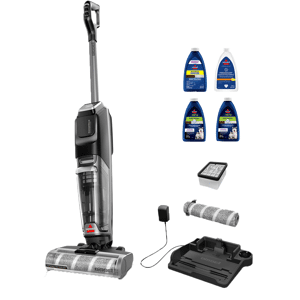 BISSELL CrossWave OmniForce Edge All-in-One Multi-Surface Cleaner Exclusive Bundle   Black/Titanium Accents   3933