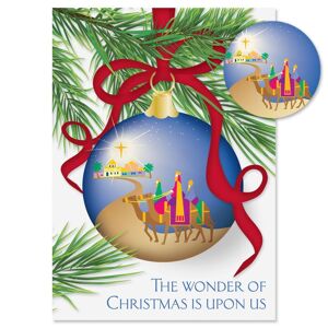 Colorful Images Born This Day Christmas Cards - Personalized