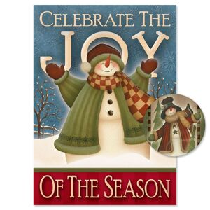 Colorful Images Celebrate Christmas Cards - Personalized