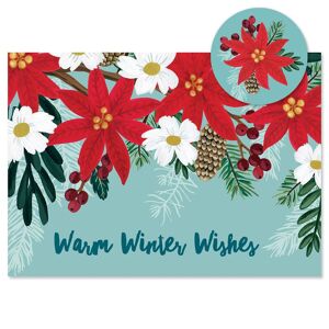 Colorful Images Christmas Bloom Christmas Cards - Personalized