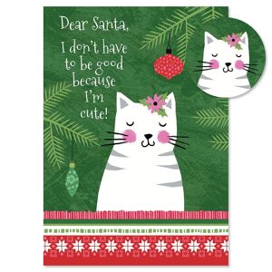 Colorful Images Crazy Cats Christmas Cards - Personalized