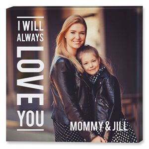Colorful Images Always Love Photo Canvas - 12x12