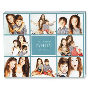 Colorful Images Established Teal Photo Canvas - 16x20