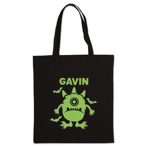 Colorful Images Personalized Monster Glow-in-the-Dark Halloween Treat Bag
