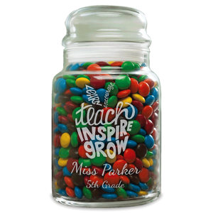 Colorful Images Custom Teacher Treat Jar