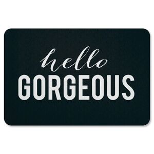 Colorful Images Hello Gorgeous Home Doormat