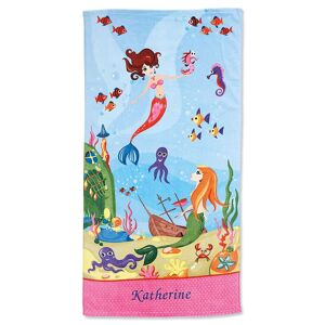 Current Catalog Mermaid Personalized Beach Towel