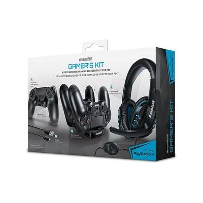 DreamGear DGPS4-6436 PS4 Advanced Game Accessory Kit (Black). DreamGear DGPS4-6436 PS4 Advanced Game Accessory Kit (Black).