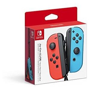 Joy-Con Controller (L/R): Neon Red/Neon Blue for Nintendo Switch