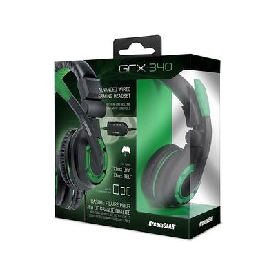 DreamGear GRX-340 Xbox One Advanced Game Headset - Boom mic - In-Line Remote DreamGear GRX-340 Xbox One Advanced Game Headset - Boom mic - In-Line Remote