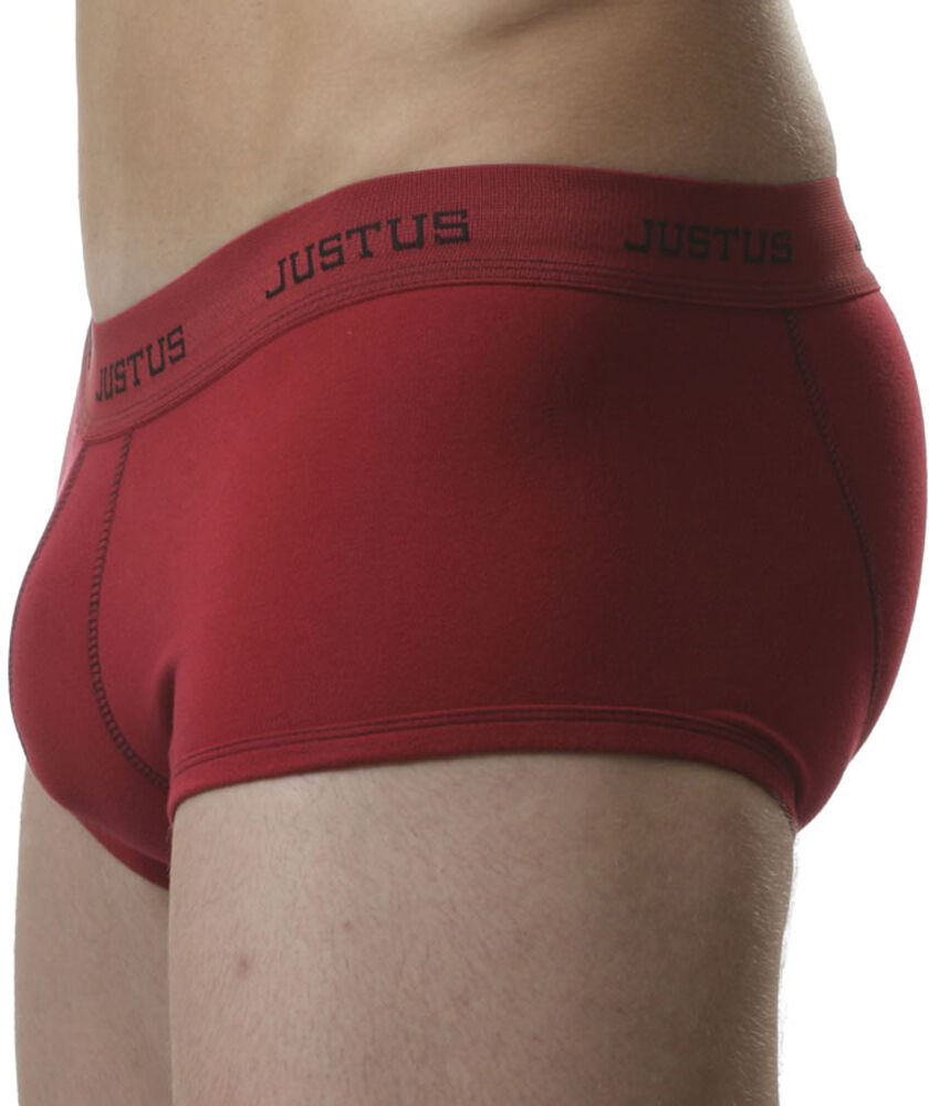 The Justus Clothing Company JB Fitted Trunk Red with Black Stitch M