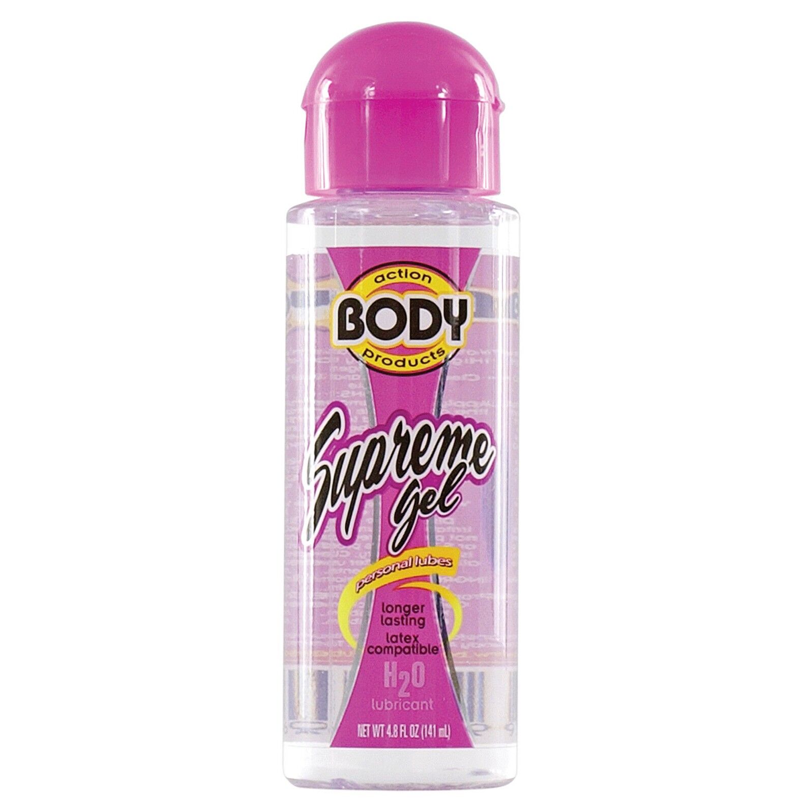 Adam and Eve Body Action Supreme Water Based Gel - 4.8 oz Bottle