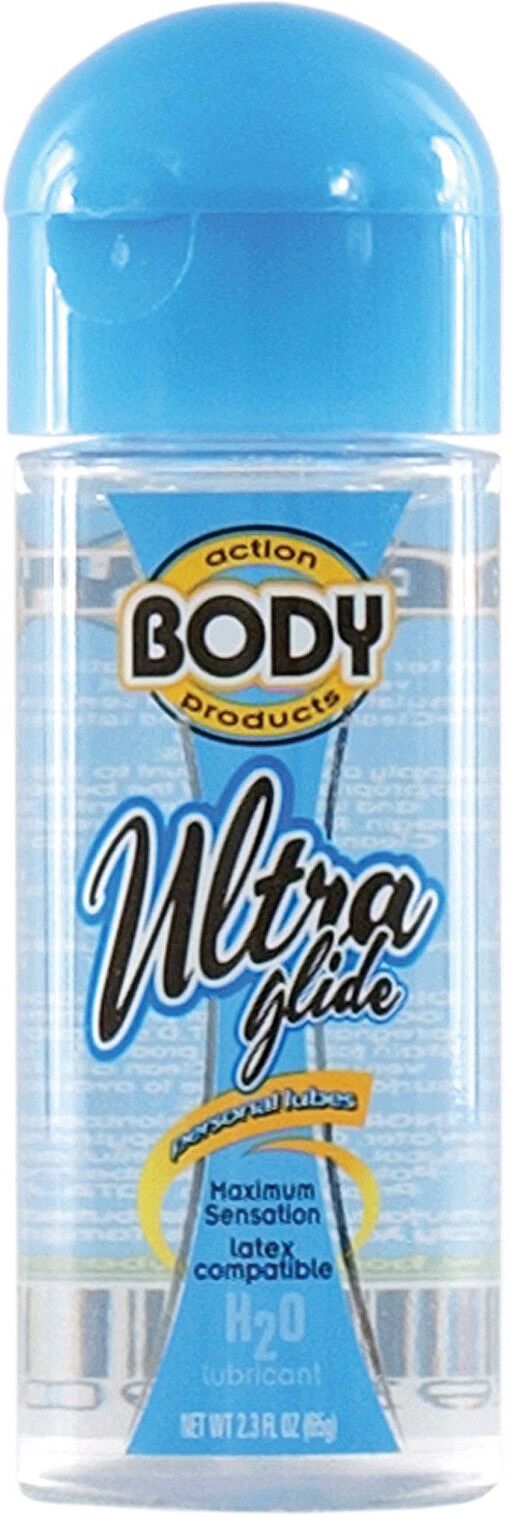 Adam and Eve Body Action Ultra Glide Water Based - 2.3 oz Bottle