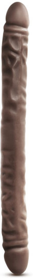 Blush Novelties Dr. Skin - 18 Inch Double Dildo - Chocolate