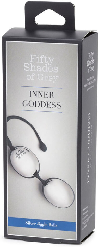 Lovehoney Inc. Fifty Shades of Grey Inner Goddess Silver  Jiggle Balls 2.3oz