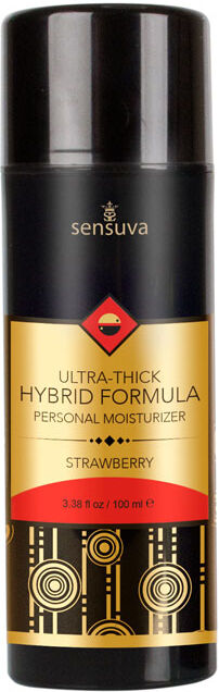 Sensuva Ultra-Thick Hybrid Formula Personal Moisturizer 3.38 Fl Oz. - Strawberry