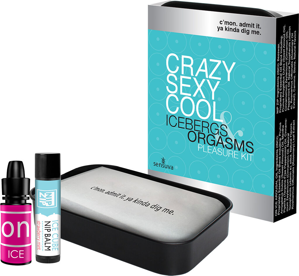 Sensuva Crazy Sexy Cool Icebergs Orgasms Pleasure Kit