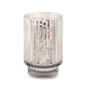 Paddywax Cypress + Fir - 12 oz Tall Silver Mercury Glass Candle