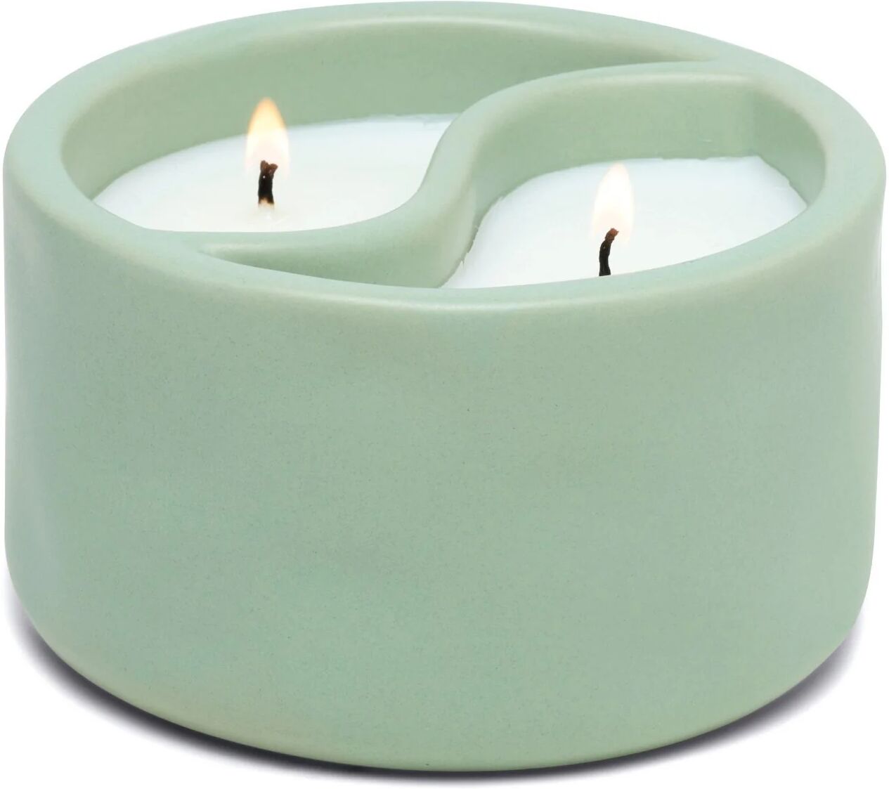 Paddywax Yin-Yang 11 oz Candle - Green Tea + Aloe