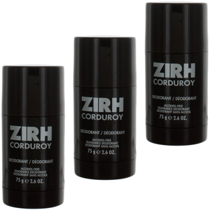 Zirh Corduroy (M) Deodorant Stick 2.6oz - 3PK