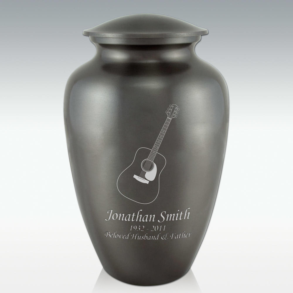 Perfect Memorials Acoustic Guitar Classic Cremation Urn - Engravable