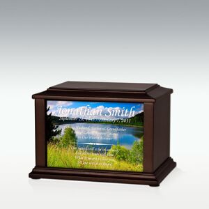 Perfect Memorials Small Country Lake Infinite Impression Cremation Urn
