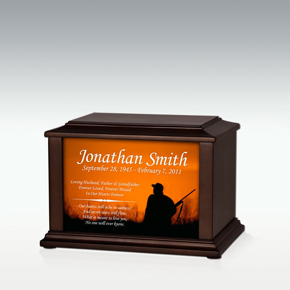 Perfect Memorials Small Hunting Infinite Impression Cremation Urn - Engravable