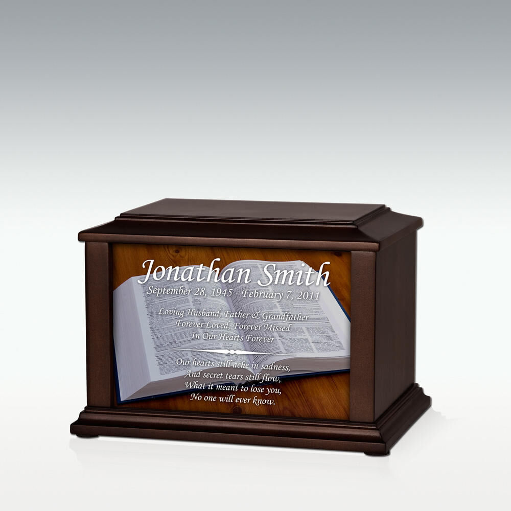 Perfect Memorials Small Book Infinite Impression Cremation Urn - Engravable