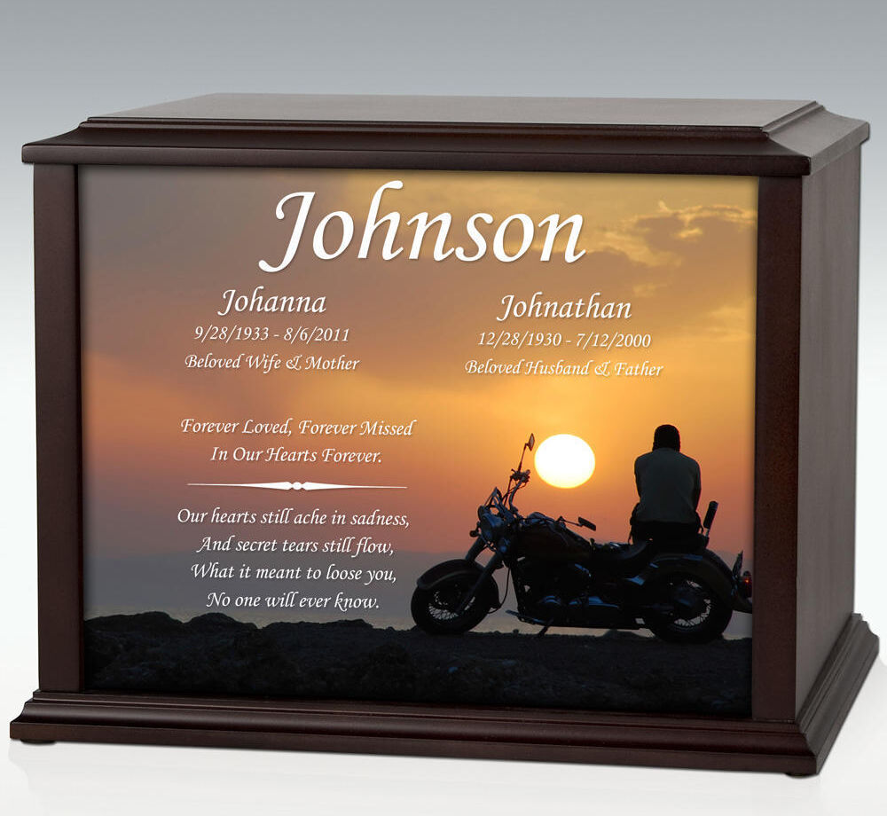 Perfect Memorials Companion Motorcycle Infinite Impression Cremation Urn