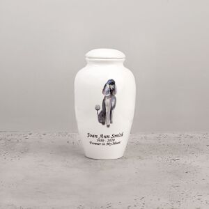 Perfect Memorials Poodle Ceramic Small Cremation Urn