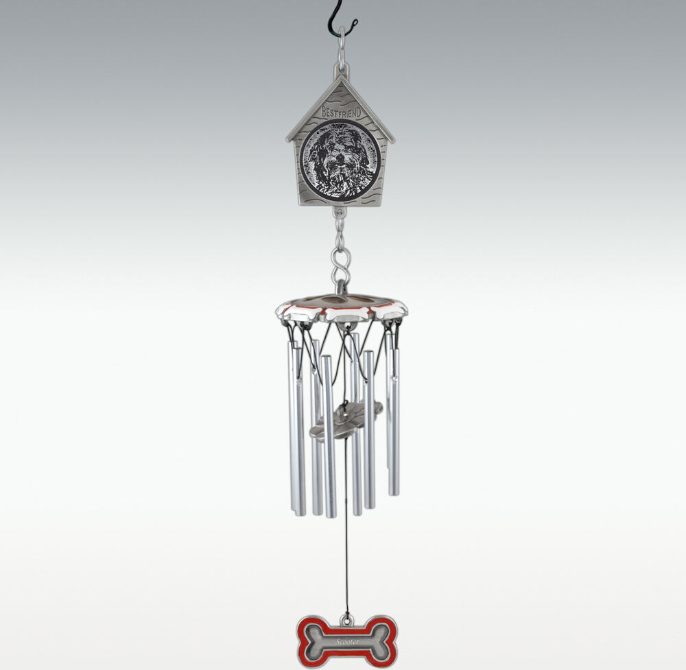 Perfect Memorials Best Friend Dog Wind Chime - Engravable