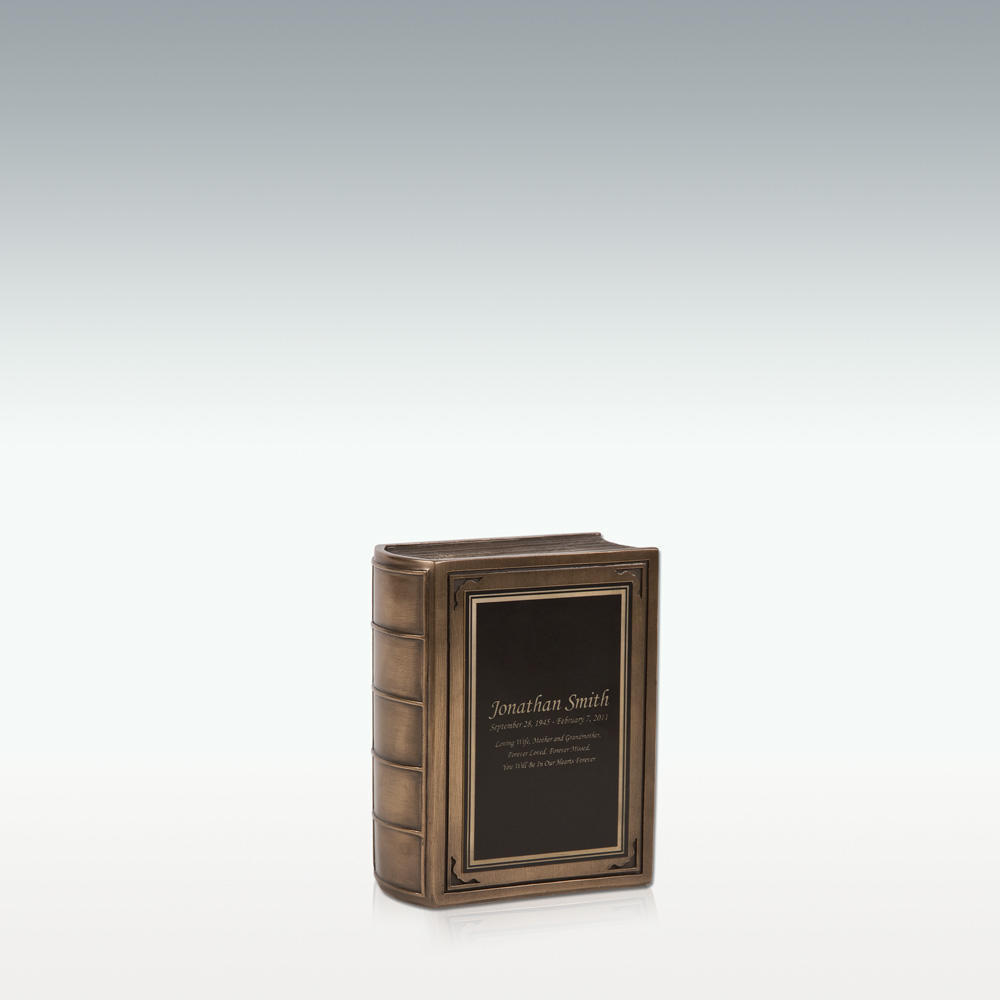 Perfect Memorials Small Book Cremation Urn - Engravable