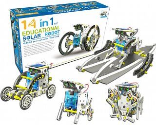 CIC Robotic Kits 14-in-1 Educational Solar Robot Kit