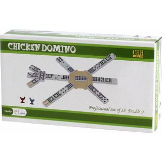 CHH Games Chicken Domino Double 9 - Professional Set of 55