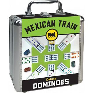 University Games Mexican Train Deluxe Dominoes - Double 12