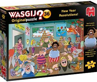 Jumbo International Wasgij Original #36: New Year Resolutions