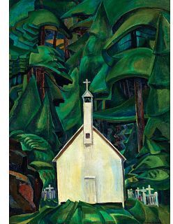 Eurographics Church in Yuquot Village - Emily Carr