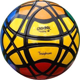 Calvin's Puzzles Traiphum Megaminx Ball - (6-color) Black Body