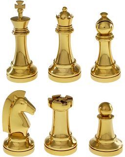 Hanayama Gold Chess Puzzle Box Set