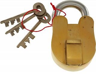 Puzzle Master Brass 12 Lever Padlock