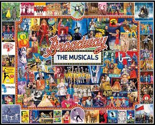 White Mountain Puzzles Broadway: The Musicals