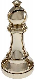 Hanayama Silver Color Chess Piece - Bishop