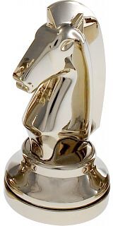 Hanayama Silver Color Chess Piece - Knight