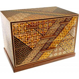 Puzzle Master 11 Sun 4 Drawers Jewelry Box