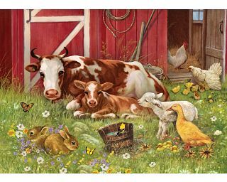 Cobble Hill Barnyard Babies - Family Pieces Puzzle